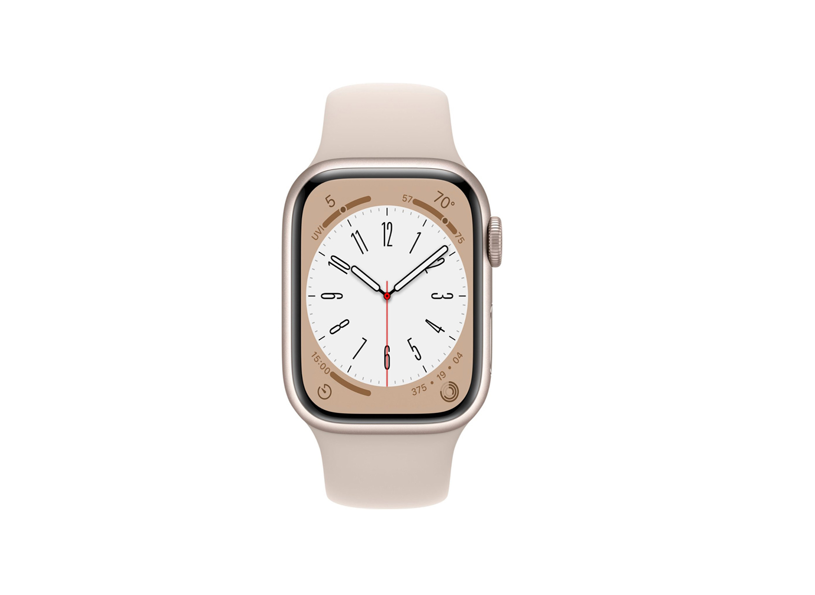 Apple Watch Series 8 Aluminium GPS 45mm Starlight Starlight Band